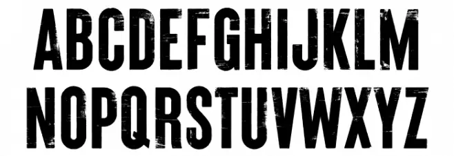 Brixton_Wood_PERSONAL_USE_ONLY Vector Schriftart Groß