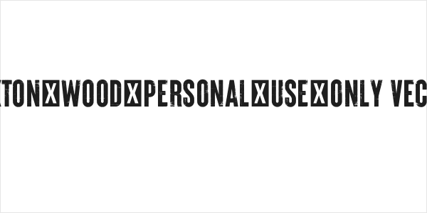 Brixton_Wood_PERSONAL_USE_ONLY Vector Logo