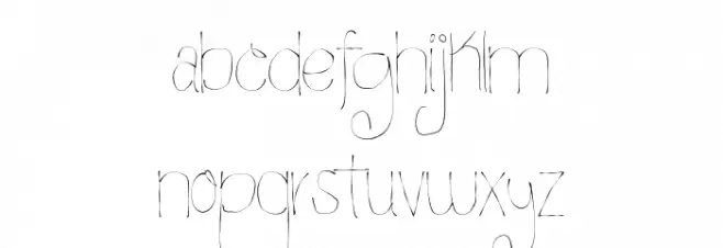 Briyties Font LOWERCASE