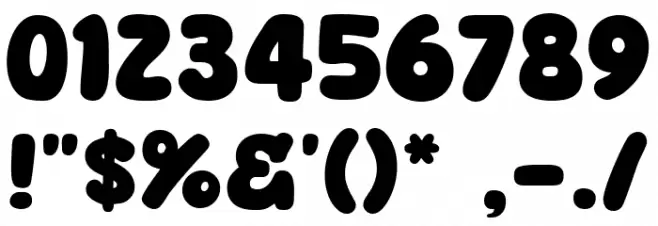 Bro Alex Font OTHER CHARS