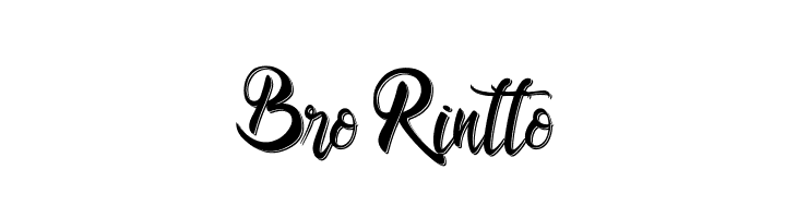 Bro Rintto Font