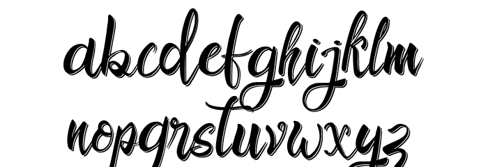 Bro Rintto Font LOWERCASE