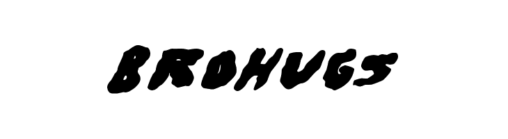 BroHugs  Frei Schriftart Herunterladen