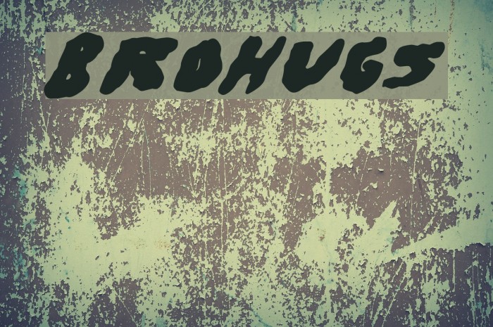 BroHugs Font examples