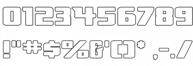 Broad Daylight フォント その他の文字