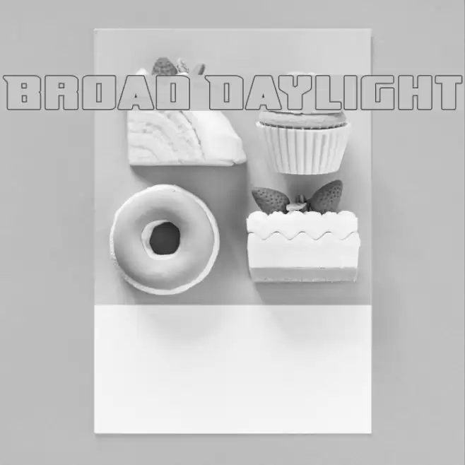 Broad Daylight フォント examples