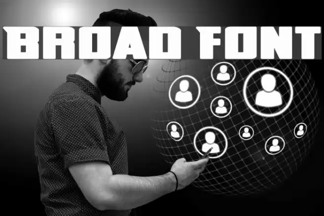 Broad Font examples