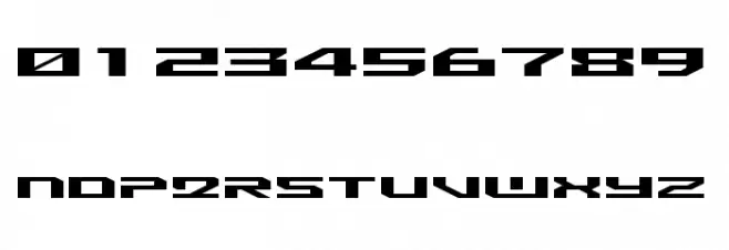 Broadband Ultrawide DEMO Font OTHER CHARS