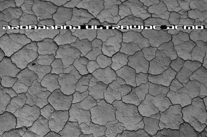 Broadband Ultrawide DEMO Font examples