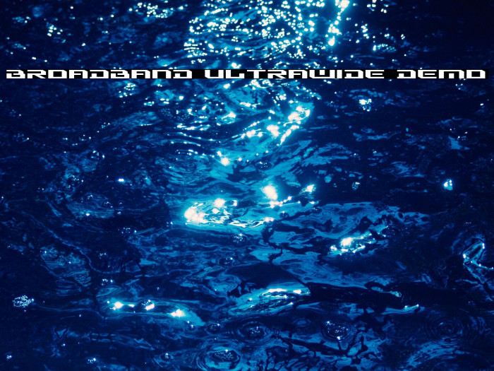 Broadband Ultrawide DEMO Example 3