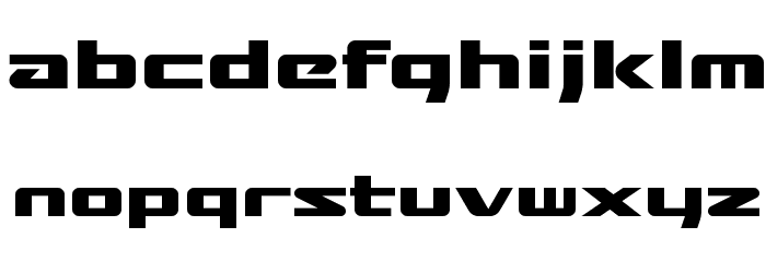 BroadbandRegular Font LOWERCASE