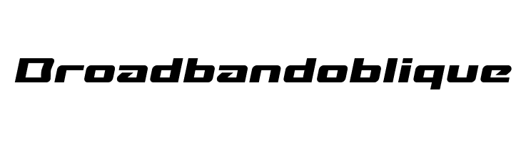 Broadbandoblique  Descarca Fonturi Gratis