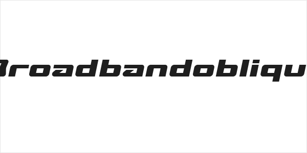 Broadbandoblique Logo