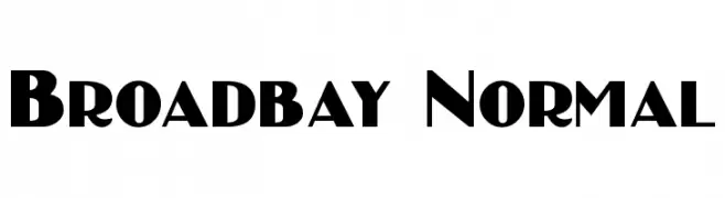 Broadbay Normal  Frei Schriftart Herunterladen