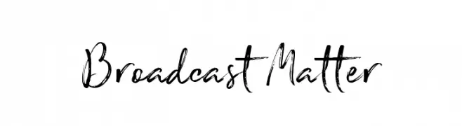 Broadcast Matter  Frei Schriftart Herunterladen