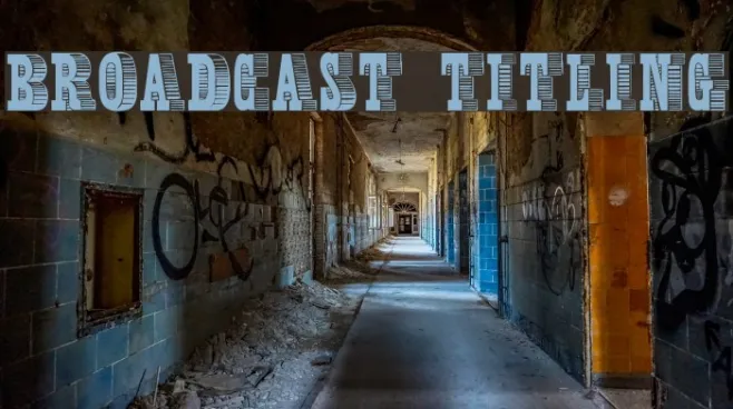Broadcast Titling Example 1