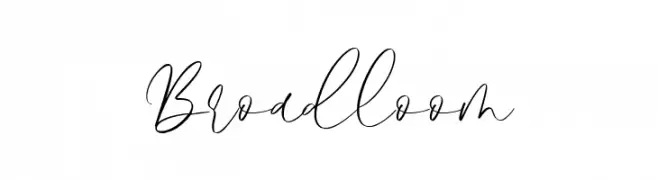 Broadloom Font