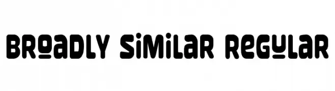 Broadly Similar Regular  لخطوط تنزيل