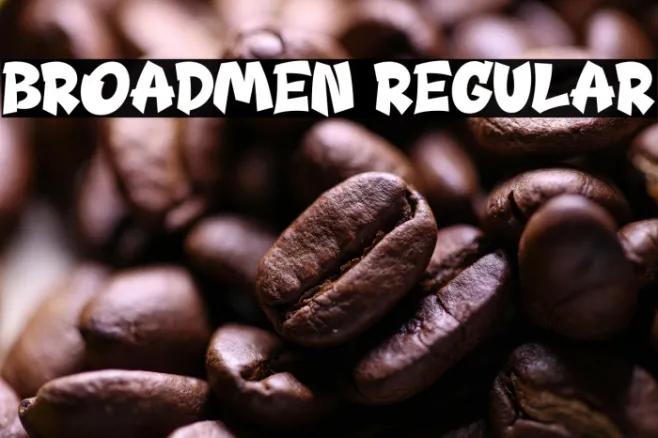Broadmen Regular Example 1