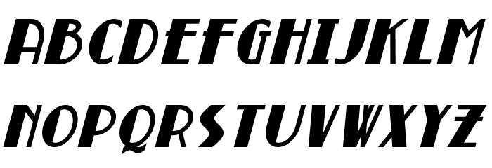 Broadmoor Bold Italic Font LOWERCASE