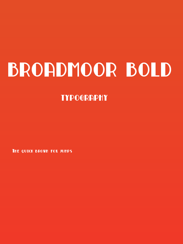 Broadmoor Bold Poster