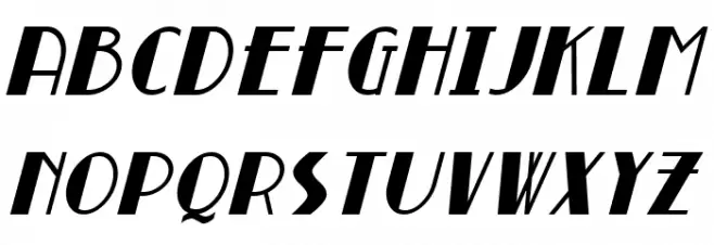 Broadmoor Italic Fuentes MAYÚSCULAS