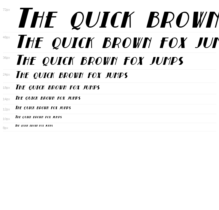 Broadmoor Italic Waterfall