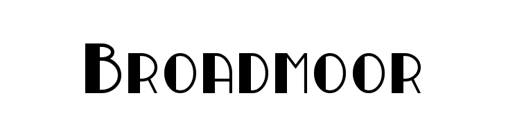 Broadmoor Font