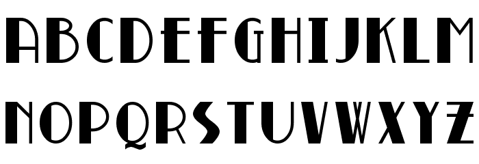 Broadmoor Font LOWERCASE