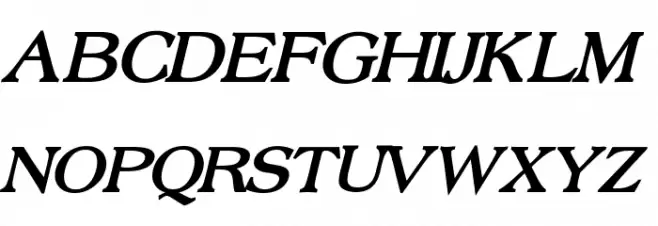 Broadsheet LDO Bold Italic Font UPPERCASE