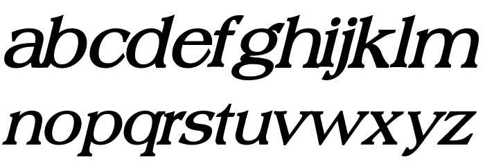Broadsheet LDO Bold Italic Schriftart Kleinbuchstaben