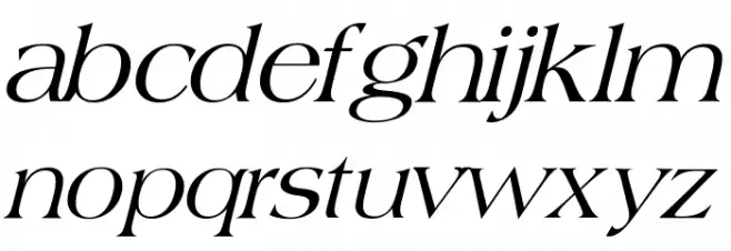 Broadsheet LDO Italic Caratteri MINUSCOLO