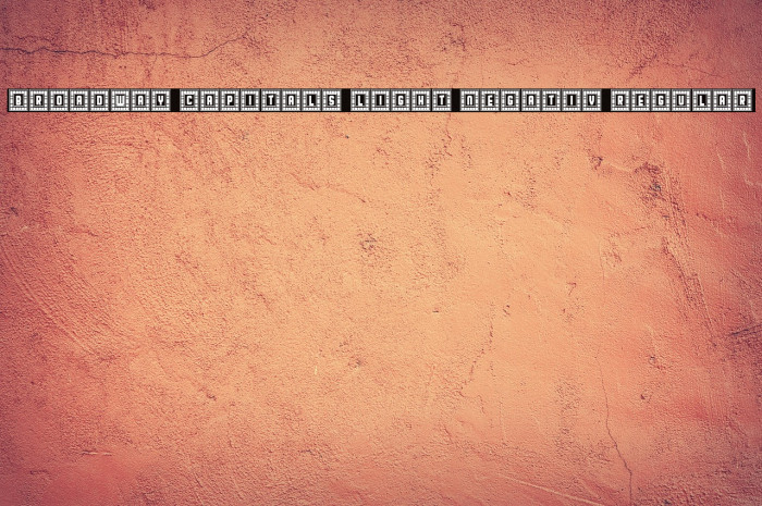 Broadway Capitals Light Negativ Regular Example 2