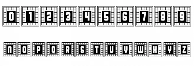 Broadway Capitals Light Regular Font OTHER CHARS