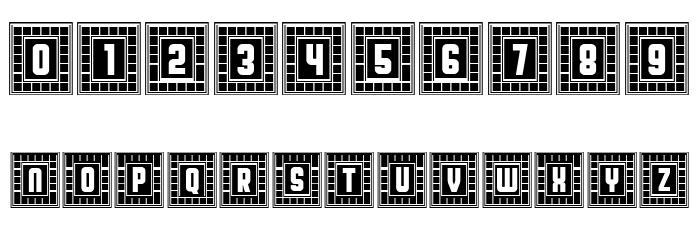 Broadway Capitals Regular Font OTHER CHARS