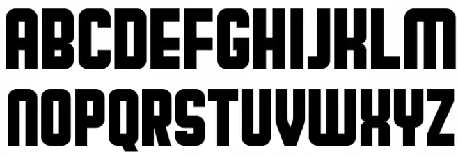 Broadway Flat Regular Шрифта ВЕРХНИЙ