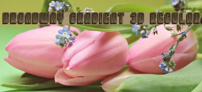 Broadway Gradient 3D Regular Example 1
