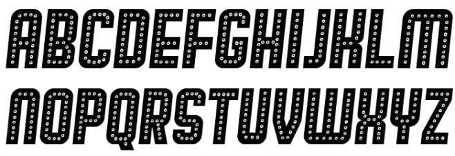 Broadway Italic خط أحرف كبيرة