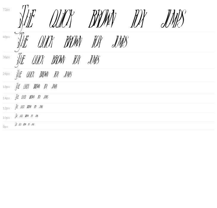 Broadway Monograms Plain Waterfall