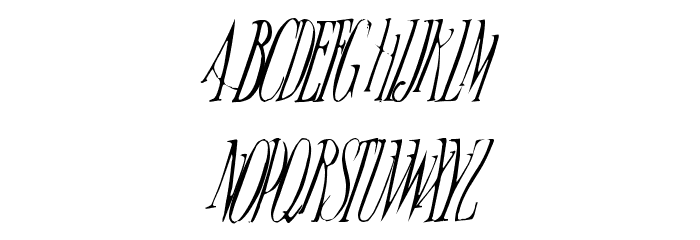 Broadway Monograms Plain Font LOWERCASE