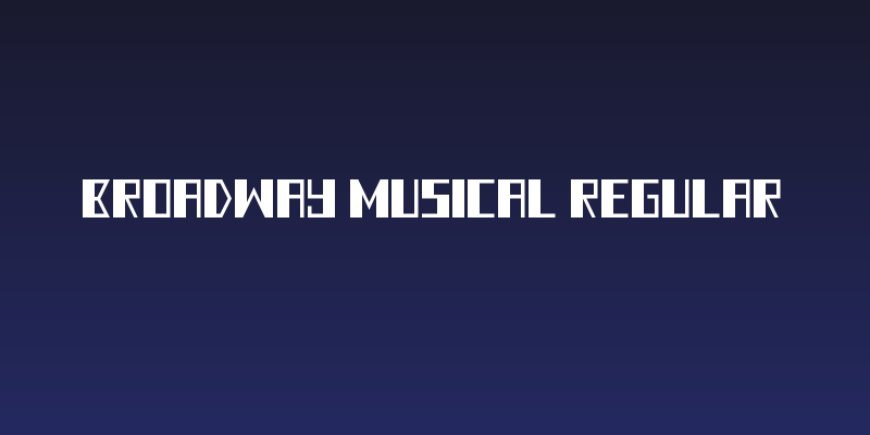 Broadway Musical Regular Social Header