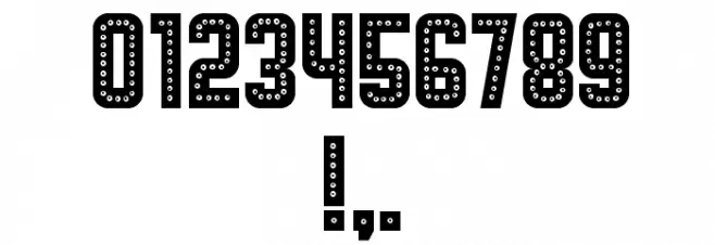 Broadway Regular Font OTHER CHARS