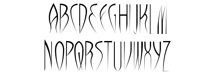 Broadway lights Font LOWERCASE