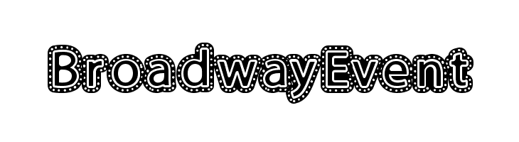 BroadwayEvent Caratteri