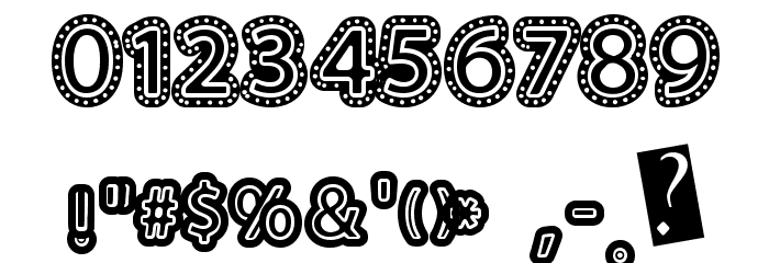 BroadwayEvent Font OTHER CHARS