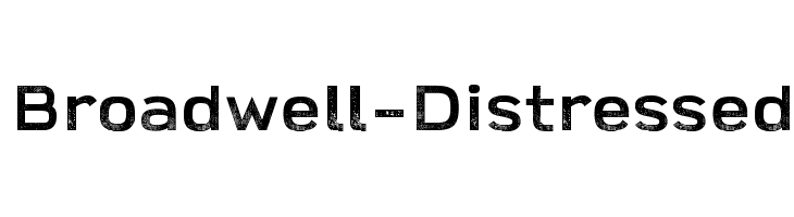 Broadwell-Distressed  免费字体下载