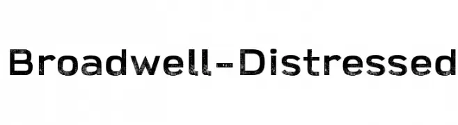 Broadwell-Distressed  नि: शुल्क फ़ॉन्ट्स डाउनलोड