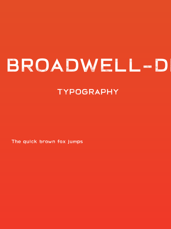 Broadwell-Distressed Poster