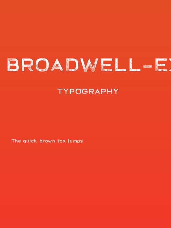 Broadwell-Extra-Distressed Poster