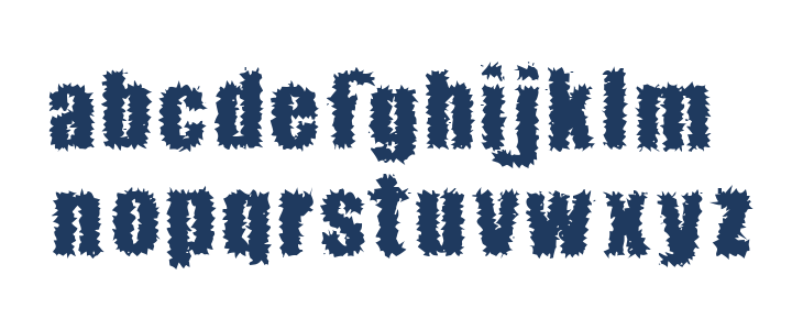 Brocaine Decade Lowercase